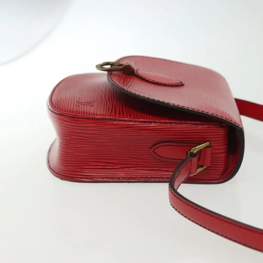Louis Vuitton Epi Saint Cloud PM Shoulder Bag Red